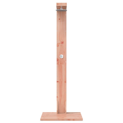 Udendørs bruser 210 cm Massiv Douglas træ og rustfrit stål