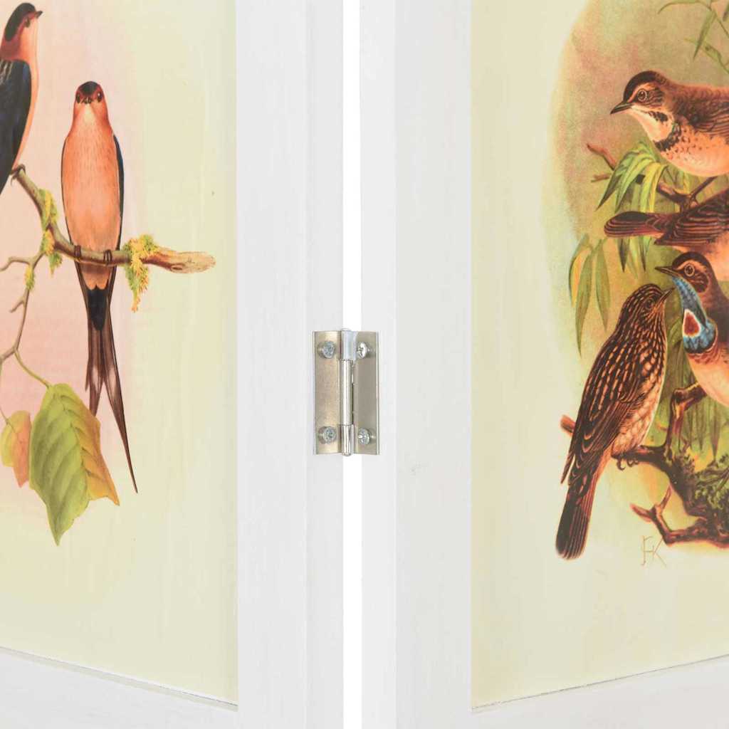 Romdivider Panel Hvid 106 x 165 cm MDF