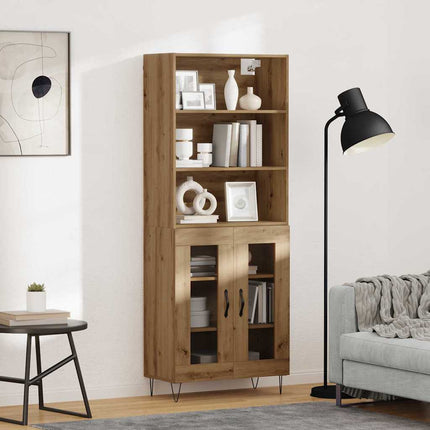Highboard 2 pcs Artisan Egetræ 69,5 x 34 x 180 cm