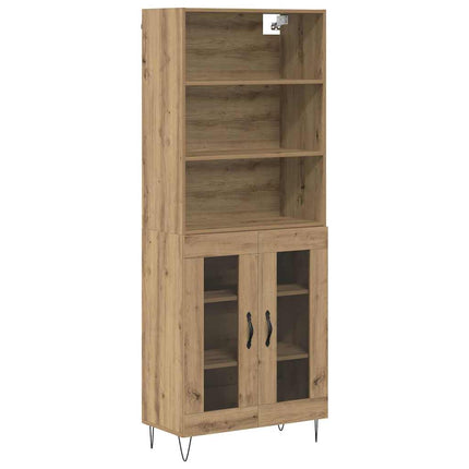 Highboard 2 pcs Artisan Egetræ 69,5 x 34 x 180 cm