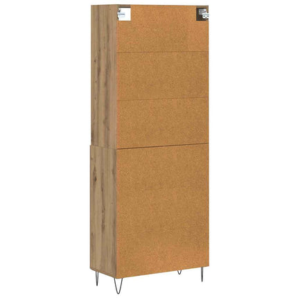 Highboard 2 pcs Artisan Egetræ 69,5 x 34 x 180 cm