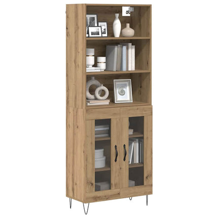 Highboard 2 pcs Artisan Egetræ 69,5 x 34 x 180 cm