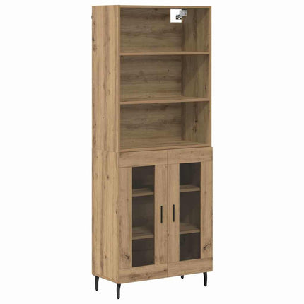 Highboard 2 stk. Artisan Egetræ 69,5 x 32,5 x 180 cm