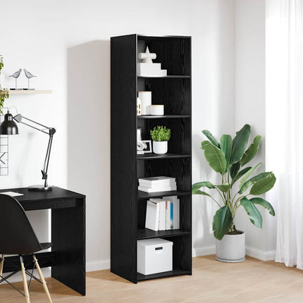 Kabinet Sort eg 50 x 41 x 185 cm Konstrueret træ