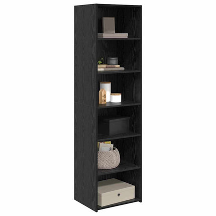 Kabinet Sort eg 50 x 41 x 185 cm Konstrueret træ