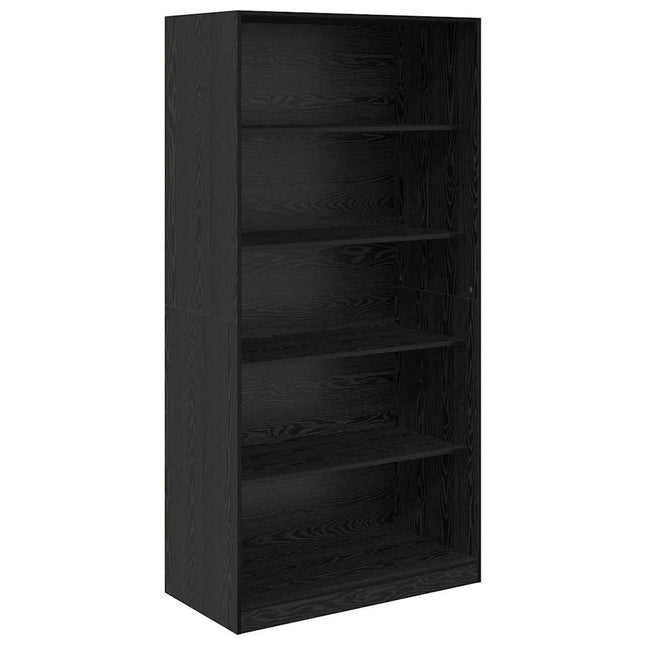 Garderobeskab Sort eg 100 x 50 x 200 cm Konstrueret træ
