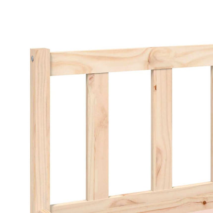 Sengestel Naturfarvet 152 x 203 cm Massivt fyrretræ