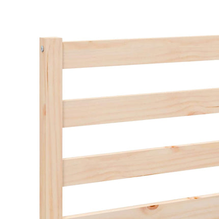 Sengestel Naturfarvet 208,5 x 157,5 x 69,5 cm Massivt fyrretræ