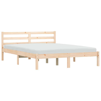 Sengestel Naturfarvet 208,5 x 157,5 x 69,5 cm Massivt fyrretræ