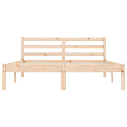 Sengestel Naturfarvet 208,5 x 157,5 x 69,5 cm Massivt fyrretræ