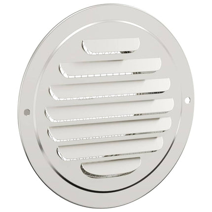 Luftventilationsdæk 4 pcs Sølv 100 mm Rustfrit stål