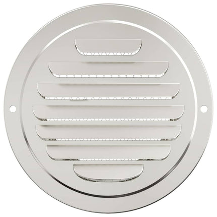 Luftventilationsdæk 4 pcs Sølv 100 mm Rustfrit stål