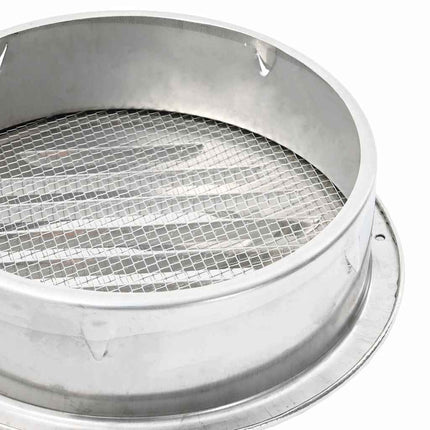 Luftventilationsdæk 4 pcs Sølv 200 mm Rustfrit stål