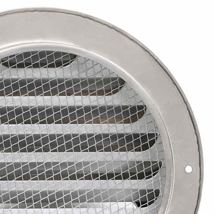 Luftventilationsdæk 2 pcs Sølv 200 mm Rustfrit stål