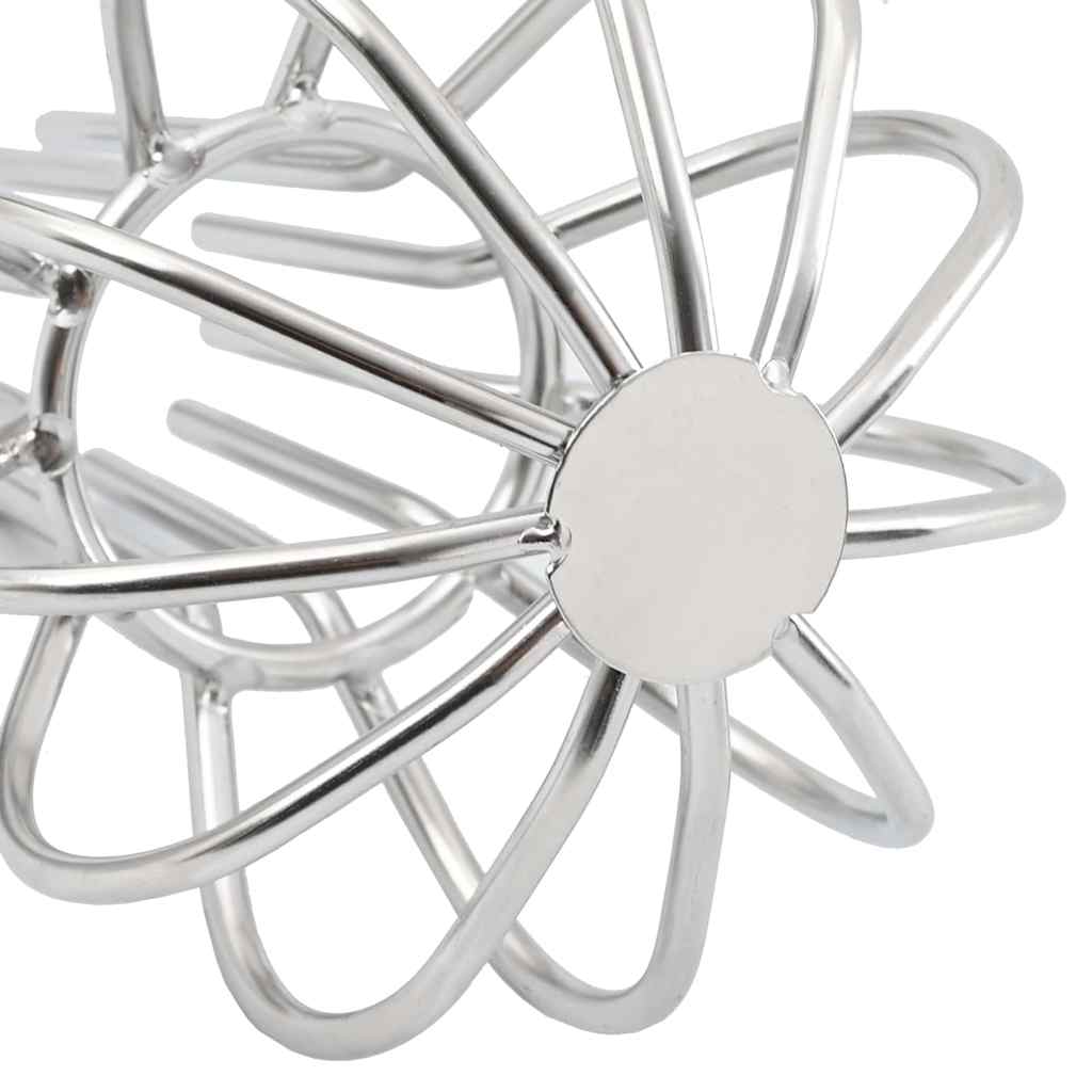 Tagrende bladbeskytter 8 pcs Sølv 50 mm Rustfrit stål