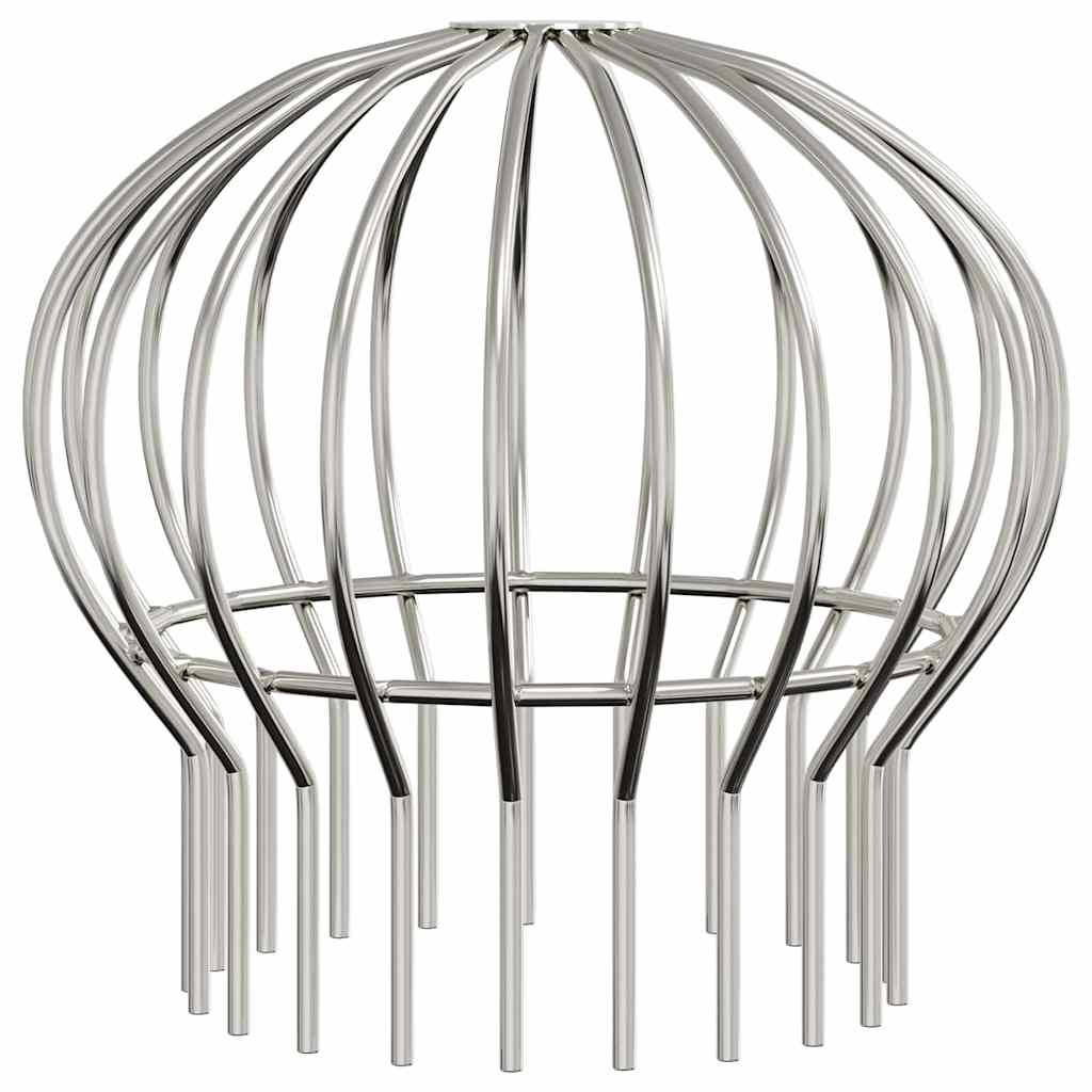 Tagrende bladbeskytter 2 pcs Sølv 160 mm Rustfrit stål