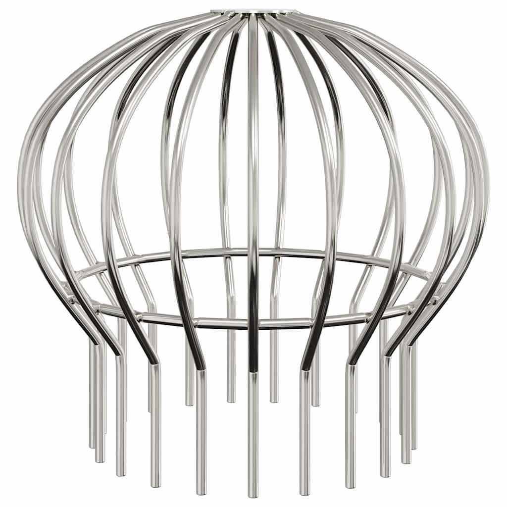 Tagrende bladbeskytter 8 pcs Sølv 160 mm Rustfrit stål