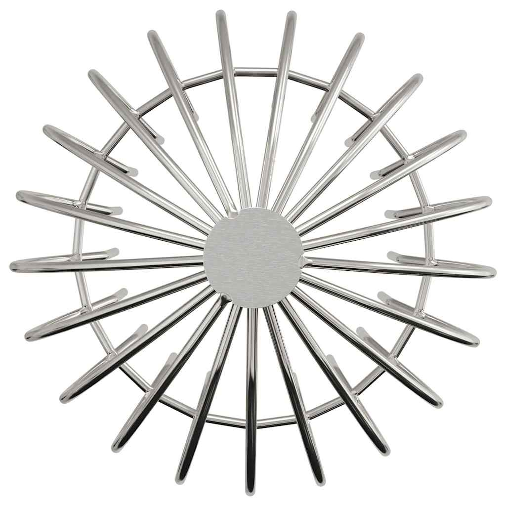 Tagrende bladbeskytter 8 pcs Sølv 160 mm Rustfrit stål
