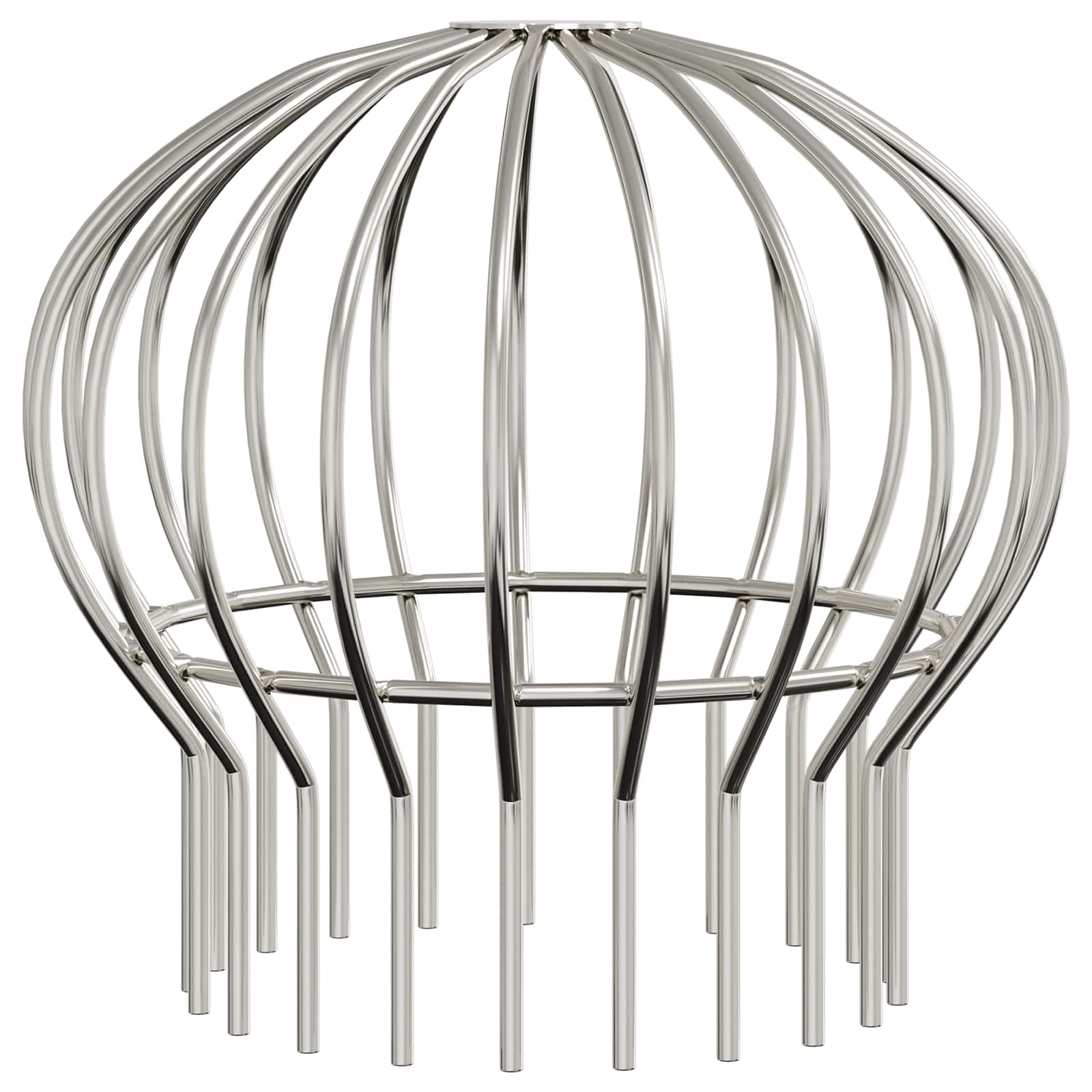 Tagrende bladbeskytter 2 pcs Sølv 200 mm Rustfrit stål