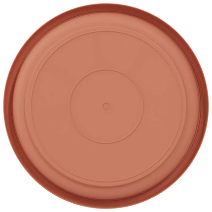 Rund Blomsterbakke 6 pcs Mursten Rød Ø 14 x 2 cm Plastik