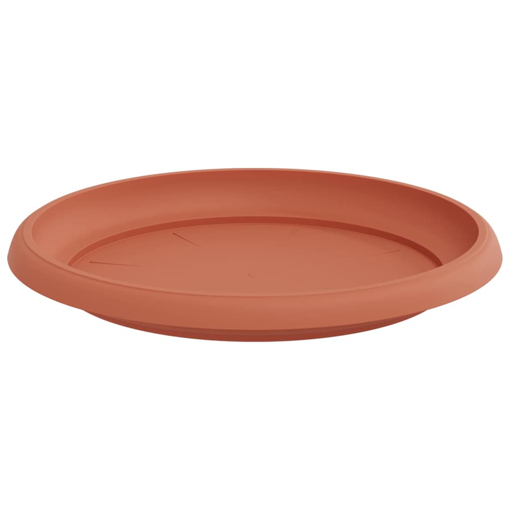 Rund Blomsterbakke 6 pcs Mursten Rød Ø 21,5 x 2,5 cm Plastik