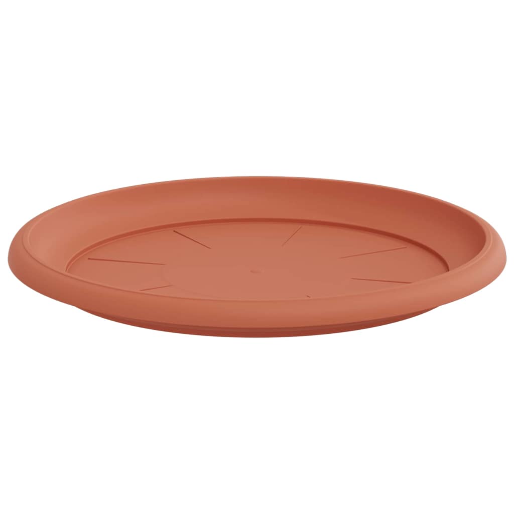 Rund Blomsterbakke 6 pcs Mursten Rød Ø 27 x 2,5 cm Plastik