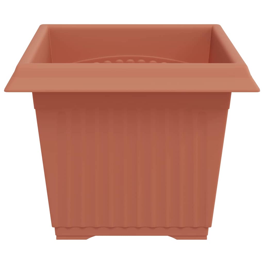 Firkantet Blomsterkrukke 6 pcs Mursten Rød 23 x 23 x 17,5 cm