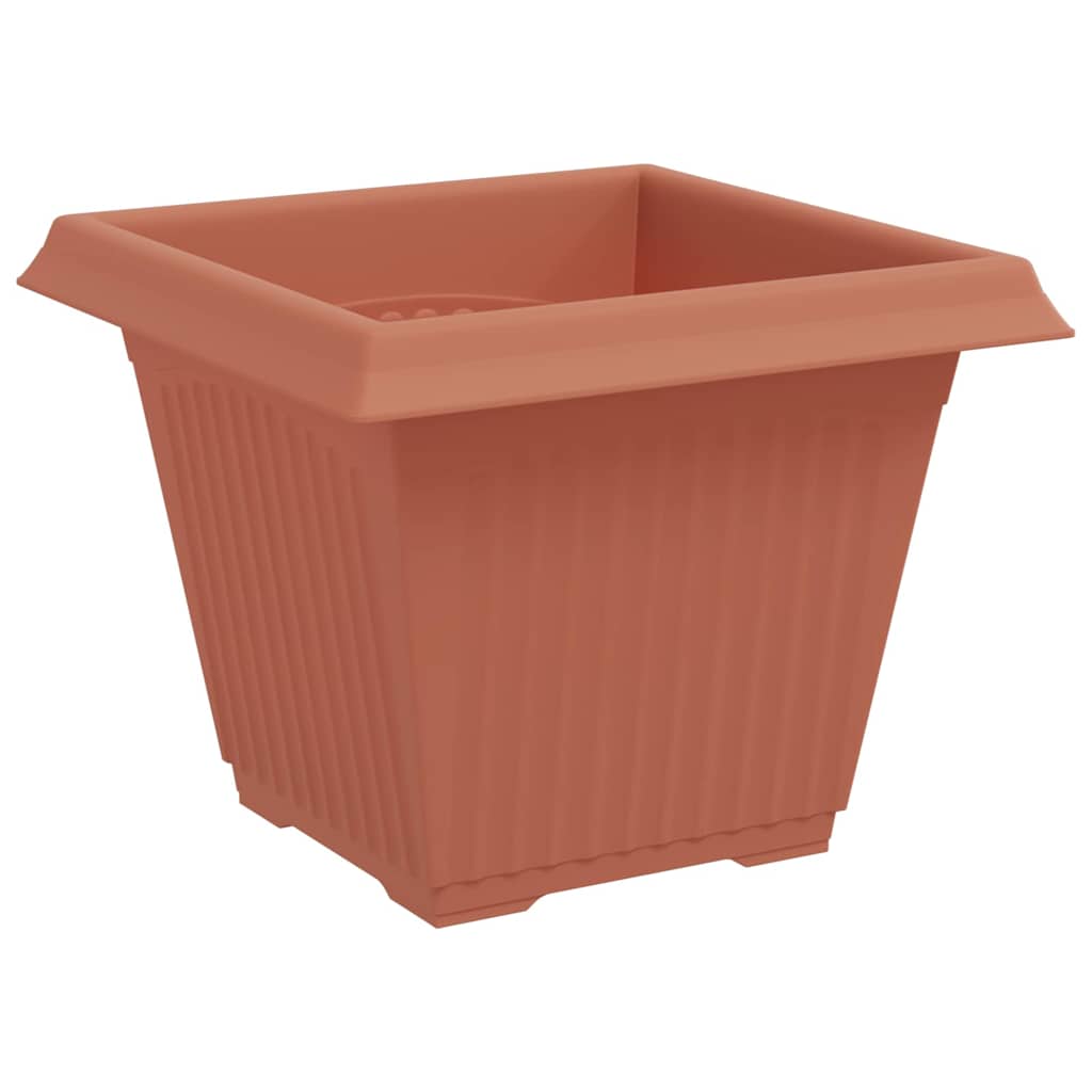 Firkantet Blomsterkrukke 6 pcs Mursten Rød 38 x 38 x 30 cm