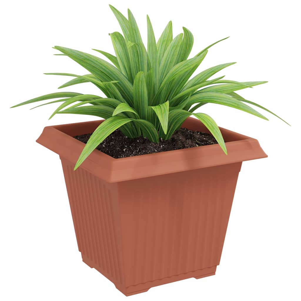 Firkantet Blomsterkrukke 6 pcs Mursten Rød 38 x 38 x 30 cm