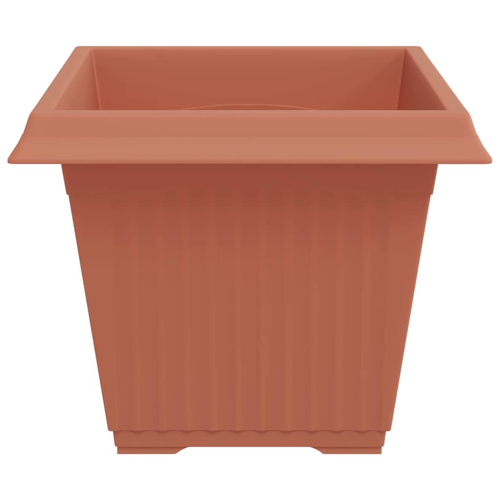Firkantet Blomsterkrukke 6 pcs Mursten Rød 43 x 43 x 33,5 cm