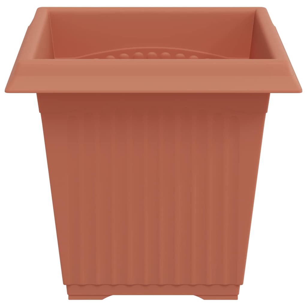 Firkantet Blomsterkrukke 24 pcs Mursten Rød 16 x 16 x 14 cm