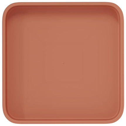 Firkantet Blomsterbakke 6 pcs Mursten Rød 15 x 15 x 2 cm