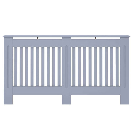Radiatorcover 2 stk. Grå 152 x 19 x 81,5 cm Konstrueret træ