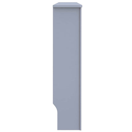 Radiatorcover 2 stk. Grå 152 x 19 x 81,5 cm Konstrueret træ