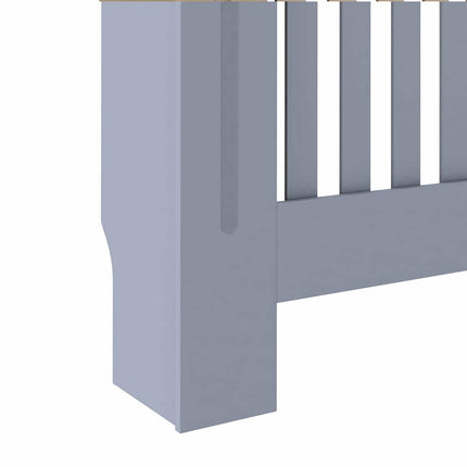 Radiatorcover 2 stk. Grå 172 x 19 x 81,5 cm Konstrueret træ