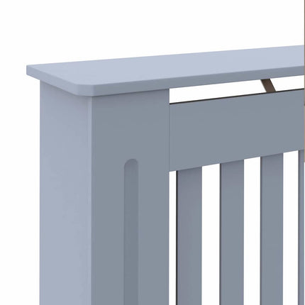 Radiatorcover 2 stk. Grå 172 x 19 x 81,5 cm Konstrueret træ