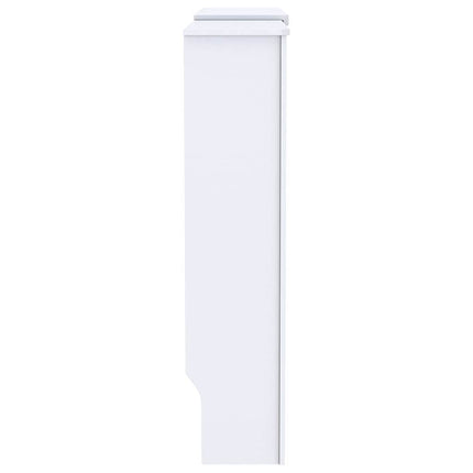 Radiatorcover 2 stk. Hvid 205 x 20,5 x 81,5cm Konstrueret træ