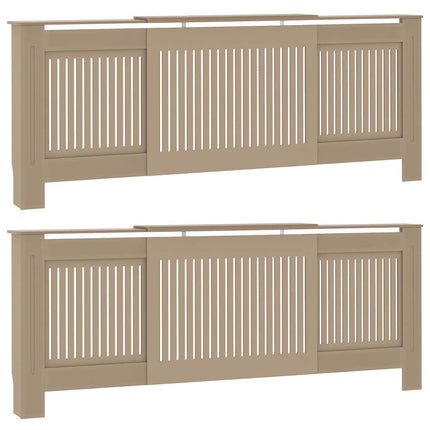 Radiatorcover 2 pcs Sonoma-eg 205 x 20,5 x 81,5cm