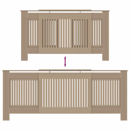 Radiatorcover 2 pcs Sonoma-eg 205 x 20,5 x 81,5cm