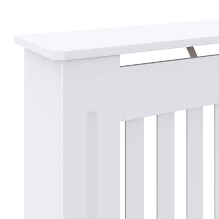 Radiatorcover 2 stk. Hvid 78 x 19 x 81,5cm Konstrueret træ