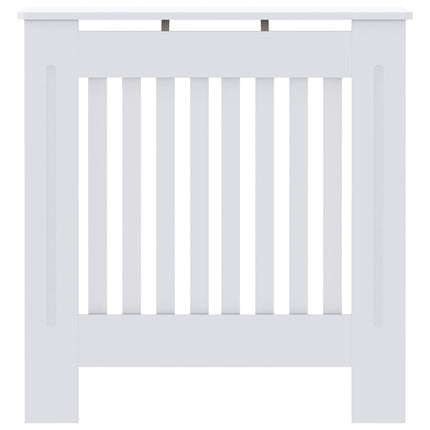 Radiatorcover 2 stk. Hvid 78 x 19 x 81,5cm Konstrueret træ