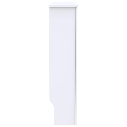 Radiatorcover 2 stk. Hvid 78 x 19 x 81,5cm Konstrueret træ