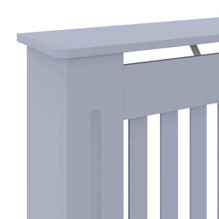 Radiatorcover Grå 78 x 19 x 81,5cm Konstrueret træ