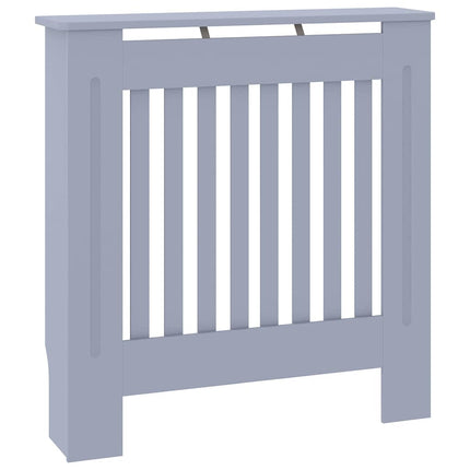 Radiatorcover Grå 78 x 19 x 81,5cm Konstrueret træ