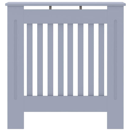 Radiatorcover Grå 78 x 19 x 81,5cm Konstrueret træ