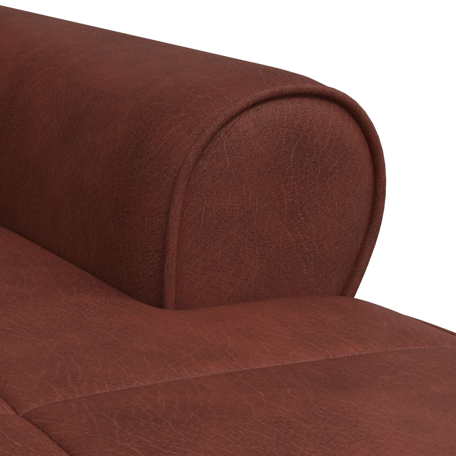 Chaise Lounge Skinnende Brun 91 x 157 x 91 cm Faux læder