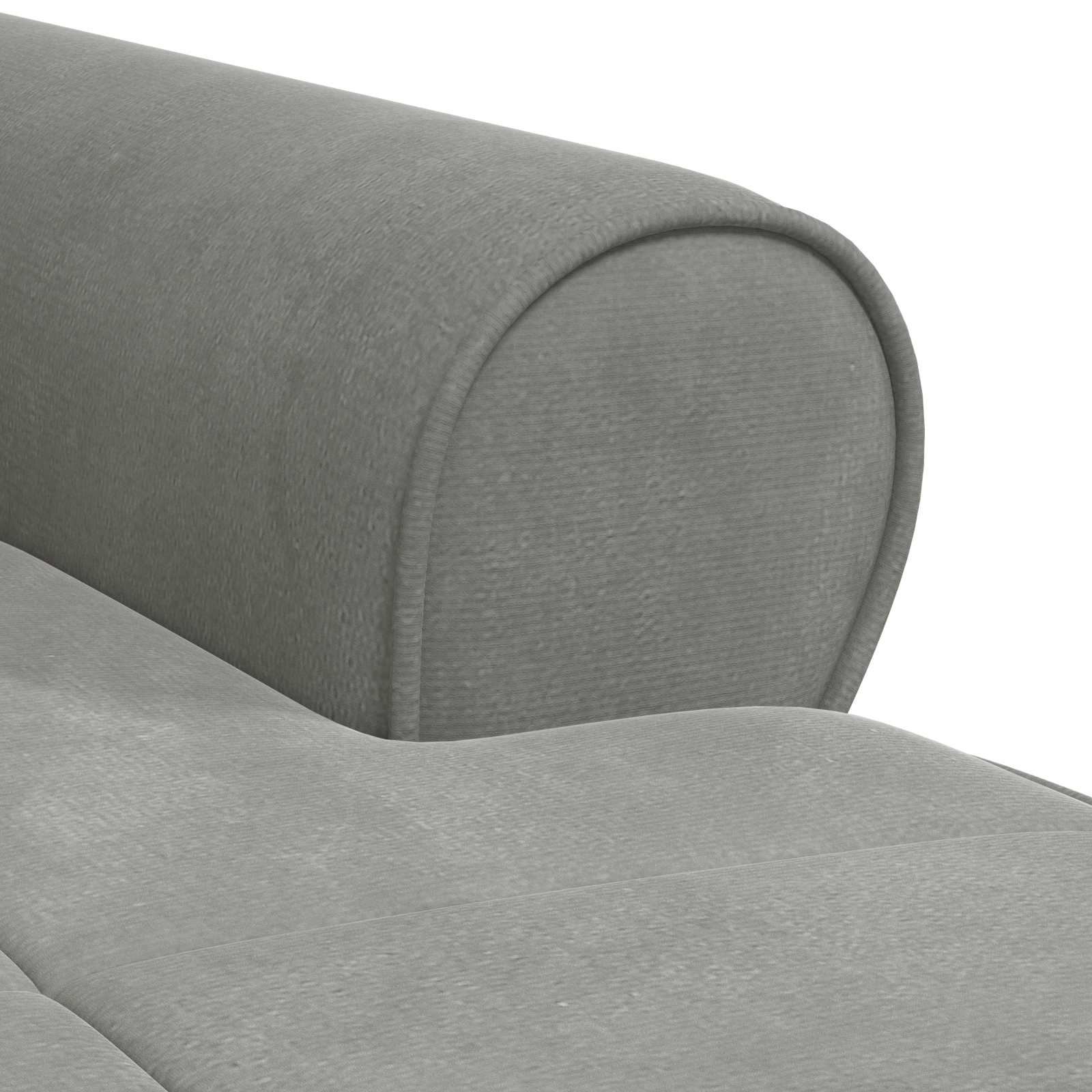 Chaise Lounge med pude Lysegrå 91 x 157 x 91 cm Fløjl