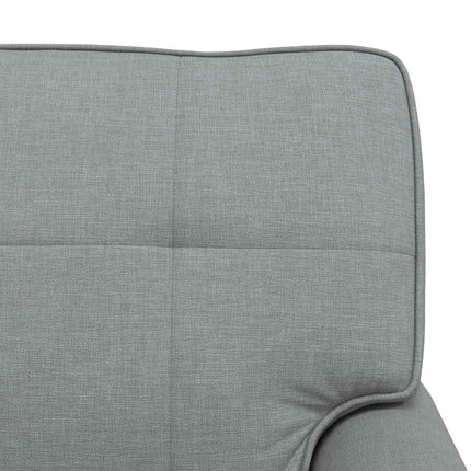 Chaise Lounge Lysegrå Stof 91 x 157 x 91 cm
