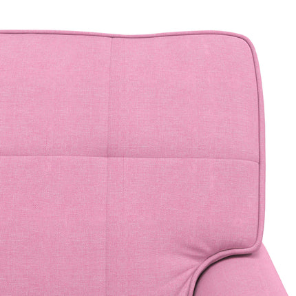 Chaise Lounge Lyserød Stof 91 x 157 x 91 cm