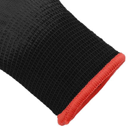 Arbejds handsker 24 pcs Sort 7 / S Polyester